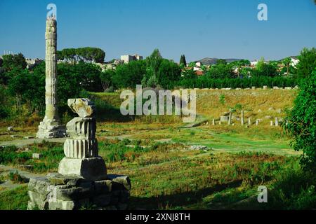 18. Juni 2024 Selcuk Izmır Türkei. Arthemis Tempel in Ephesus Selcuk Türkei Stockfoto