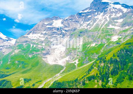 Wunderschöne Berglandschaft in Österreich. Stockfoto