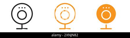 Digitale Webcam Symbol Webdesign Logo Set Sammlung in Vektor Stock Vektor