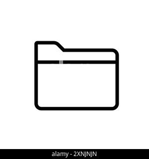 Ordnersymbol Webdesign Logo Set Collection in Vektor Stock Vektor