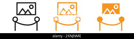 Zeigen Sie Icon Web Design Logo Set Kollektion in Vektor Stock Vektor