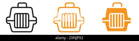 Resock Animals Icon Web Design Logo Set Kollektion in Vektor Stock Vektor