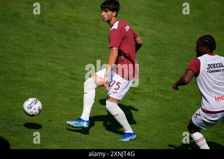 Lione, Francia. Juli 2024. Torino Michele Casali im Freundschaftsspiel zwischen Bourgoin Jallieu und Torino FC im STADE PIERRE RAJON in Lione. August 2024. Sport - Fußball - EXKLUSIVER TORINO FC (Foto: Fabio Ferrari/LaPresse) Credit: LaPresse/Alamy Live News Stockfoto