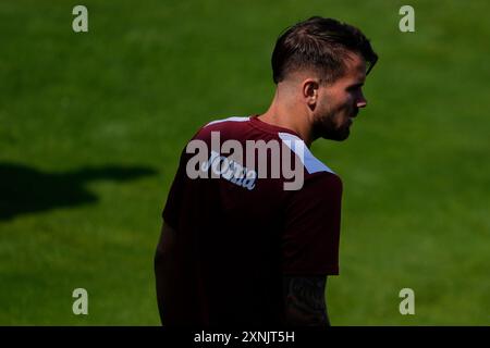 Lione, Francia. Juli 2024. Torino Krisztofer Horvath im Freundschaftsspiel zwischen Bourgoin Jallieu und Torino FC im STADE PIERRE RAJON in Lione. August 2024. Sport - Fußball - EXKLUSIVER TORINO FC (Foto: Fabio Ferrari/LaPresse) Credit: LaPresse/Alamy Live News Stockfoto