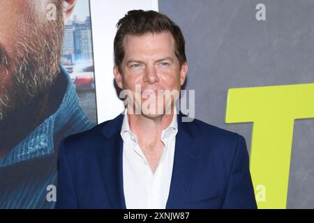 New York, USA. 31. Juli 2024. Kevin J. Walsh besuchte am 31. Juli 2024 die Filmpremiere der Instigators im Jazz im Lincoln Center in New York. (Foto: Efren Landaos/ Credit: SIPA USA/Alamy Live News Stockfoto