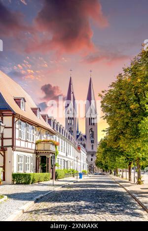 Altstadt von Halberstadt, Deutschland Stockfoto