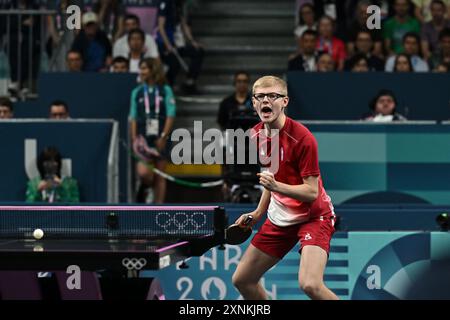 Paris, Frankreich. August 2024. Felix Lebrun - Olympische Sommerspiele, Paris 2024, Paris, Frankreich am 2024. Juli. Foto: Laurent Zabulon/ABACAPRESS. COM Credit: Abaca Press/Alamy Live News Stockfoto