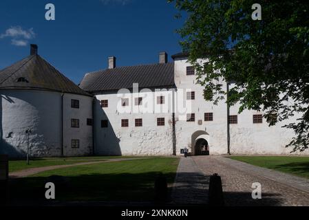 Eintritt zum Schloss Turku Finnland erbaut im 13. Jh. eines der ältesten noch genutzten Gebäude und das größte erhaltene mittelalterliche Gebäude Finnlands Stockfoto