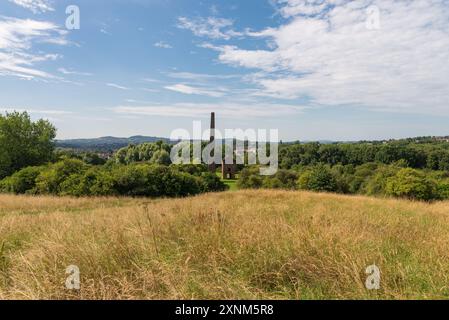 Cobb’s Engine House and Chorney, auch bekannt als Windmill End Pumping Station in Rowley Regis, Black Country, wurde verwendet, um Wasser aus den Kohleminen zu pumpen Stockfoto