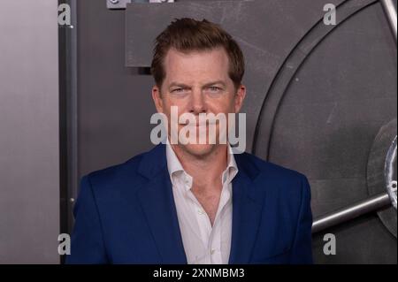 New York, Usa. 31. Juli 2024. Kevin J. Walsh nimmt am 31. Juli 2024 bei Apple Original Films ''The Instigators'' New York Premiere im Jazz im Lincoln Center in New York, New York, USA, Teil. (Foto von Thenews2/NurPhoto) Credit: NurPhoto SRL/Alamy Live News Stockfoto