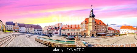 Altstadt von Mühleningen, Deutschland Stockfoto