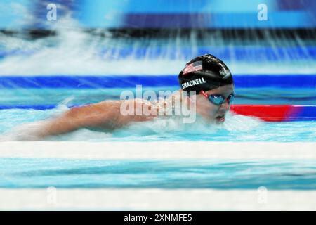 Parigi, Frankreich. 31. August 2024. SHACKELL Alex aus den USA bei den Olympischen Sommerspielen 2024, Mittwoch, 31. Juli 2024, in Paris, Frankreich. (Foto: Gian Mattia D'Alberto/LaPresse) Credit: LaPresse/Alamy Live News Stockfoto