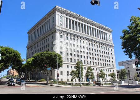 Hall of Justice, Los Angeles, Kalifornien Stockfoto