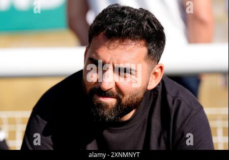 Legia Warszawas Trainer Gonzalo Feio vor der UEFA Conference League, zweite Qualifikationsrunde, zweites Legspiel im Bangor City Stadium, Wales. Bilddatum: Donnerstag, 1. August 2024. Stockfoto