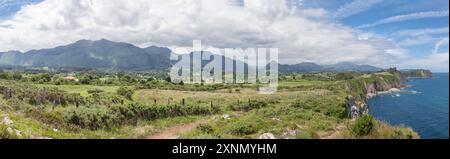 Berge Hügel und Klippen der Hölle, Ribadesella Ost-Asturien, Spanien Stockfoto