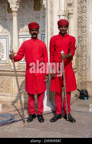 Mubarak Mahal City Palace in Jaipur Stockfoto
