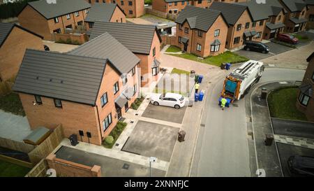 Tameside im Greater Manchester, neues Haus in Bellway - Marmalade in der Jam Factory, bin MEN Kollektion Stockfoto
