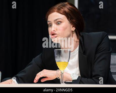 Vorführung des Stücks TERF in den Assembly Rooms in Edinburgh als Teil des Edinburgh Fringe Festivals. Stockfoto