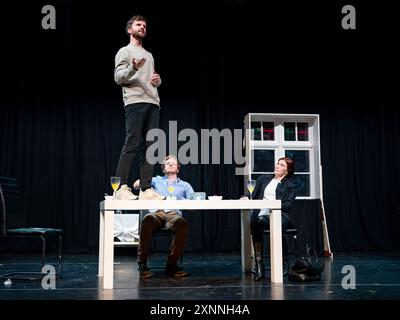 Vorführung des Stücks TERF in den Assembly Rooms in Edinburgh als Teil des Edinburgh Fringe Festivals. Stockfoto