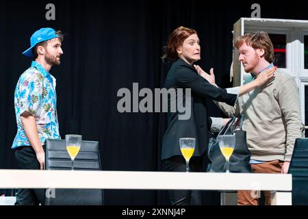 Vorführung des Stücks TERF in den Assembly Rooms in Edinburgh als Teil des Edinburgh Fringe Festivals. Stockfoto