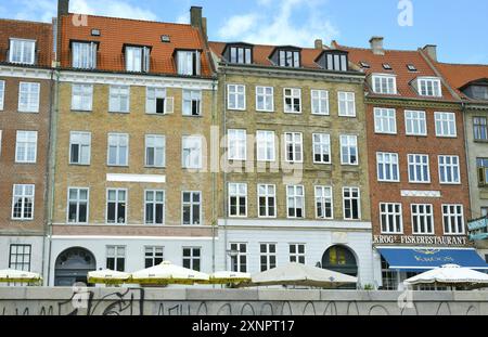 Dänische Architekturgebäude im Zentrum von Kopenhagen, Dänemark, Skandinavien Stockfoto