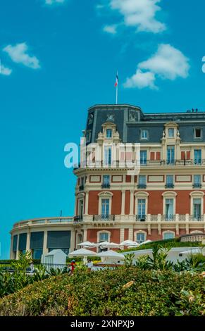 Der berühmte Biarritz Palast in Biarritz, Frankreich Stockfoto