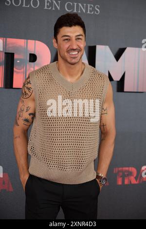 Madrid, Spanien. August 2024. Francisco Cacho nimmt am 8. Januar 2024 an der TRAP Premiere in Madrid Teil. (Foto: Hazhard Espinoza Vallejos/NurPhoto) Credit: NurPhoto SRL/Alamy Live News Stockfoto