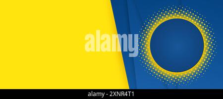 Großes Sonderangebot. Banner gelber Hintergrund. Und Eine moderne, trendige Bannervorlage für Stract, abstrakte Hintergrundtextur für Sale-Bannervorlagen Stock Vektor