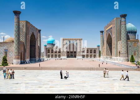 Registan, Samarkand, Usbekistan Stockfoto