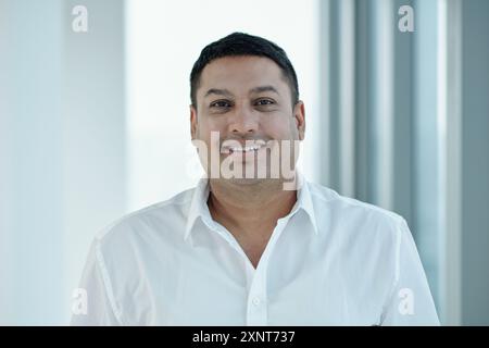 Porträt Eines Reifen Geschäftsmannes Im Büro Stockfoto