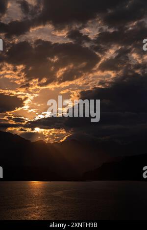 Goldene Stunde Stockfoto