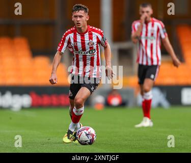 Bradford, Großbritannien, 30. Juli 2024. Chris Rigg in Sunderland, während Bradford City vs Sunderland Pre-Season Friendly, Valley Parade, Bradford, Großbritannien Stockfoto