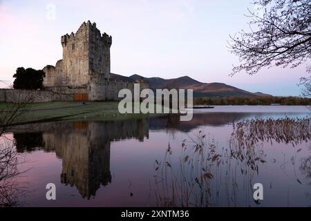 Ross Castle in Killarney, County Kerry, Irland Stockfoto