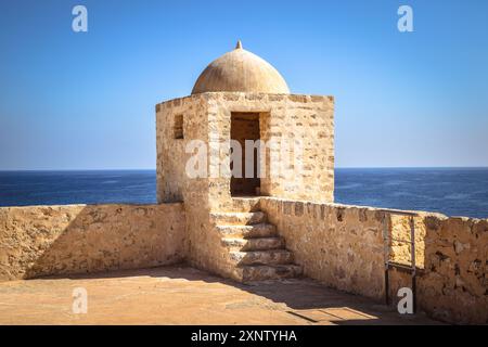 Borj El Kebir, eine osmanische Festung aus dem 16. Jahrhundert, Mahdia, Tunesien. Stockfoto