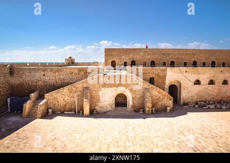 Borj El Kebir, eine osmanische Festung aus dem 16. Jahrhundert, Mahdia, Tunesien. Stockfoto