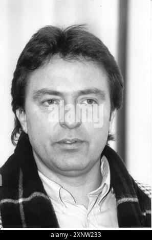 Peter-Michael Diestel, Präsident des Fußballvereins FC Hansa Rostock. Hochformat. Foto: MAZ/Michael Hübner, 13.12.1995 [automatisierte Übersetzung] Stockfoto