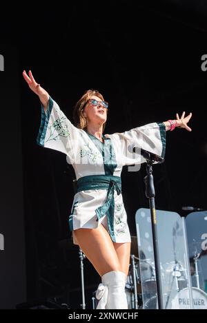 Oxfordshire, 2. August 2024, Bjorn wieder auf der Bühne beim Wilderness Festival in Cornbury Park, Credit: Lou Morris/Alamy Live News Stockfoto