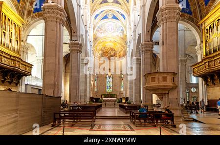 Inneres des Duomo Di San Martino Kathedrale Lucca Toskana Italien Stockfoto