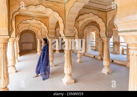 Amber Fort, UNESCO-Weltkulturerbe, in der Nähe von Jaipur, Indien, Südasien, Asien Copyright: NeilxFarrin 1126-2281 Stockfoto