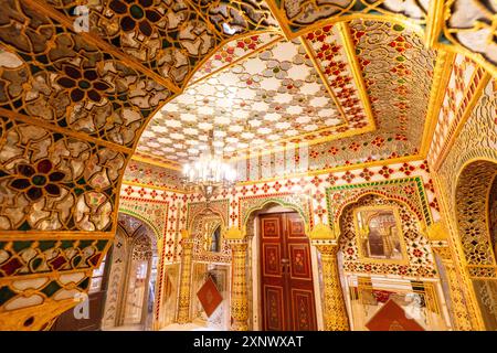 Shoba Niwas, Stadtpalast, Jaipur, Rajasthan, Indien, Südasien, Asien Copyright: NeilxFarrin 1126-2298 Stockfoto