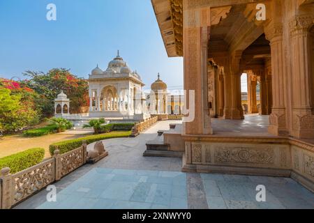 Gatore Ki Chhatriyan, Jaipur, Rajasthan, Indien, Südasien, Asien Stockfoto