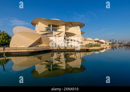 Nationalmuseum von Katar, Doha, Katar, Nahost Stockfoto