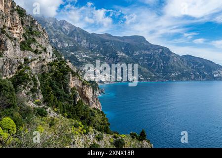 Die Amalfiküste, UNESCO-Weltkulturerbe, Kampanien, Italien, Europa Stockfoto