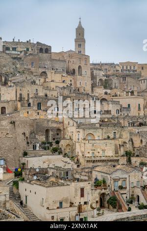 Sassi di Matera, UNESCO-Weltkulturerbe, Basilicata, Italien, Europa Stockfoto