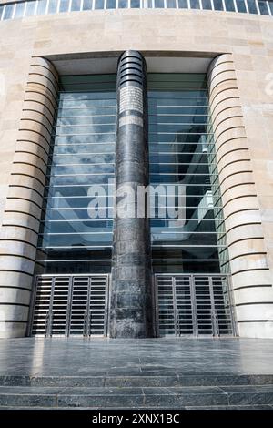 Beeindruckendes Postamt, das historische Zentrum von Neapel (Neapel), Kampanien, Italien, Europa Stockfoto