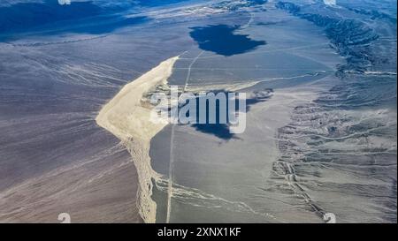 Luftlinie der Anden, Chile, Südamerika Stockfoto