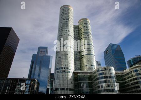 La Defense Business District, Paris, Frankreich, Europa Stockfoto