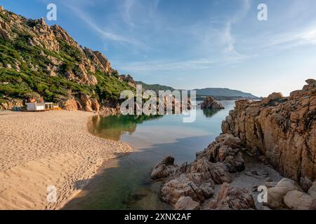 Li Cossi wilder Strand in Costa Paradiso, Sardinien, Italien, Mittelmeer, Europa Stockfoto