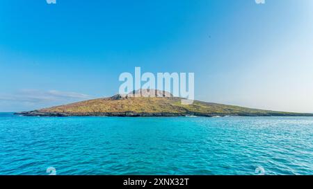 Sombrero Chino (Chinesischer Hut) Insel, gleich vor Santiago Island in den Galapagos, UNESCO-Weltkulturerbe, Ecuador, Südamerika Stockfoto