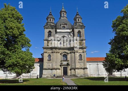 Besuchskirche, Kloster Pazaislis, Kaunas, Litauen, Europa Stockfoto